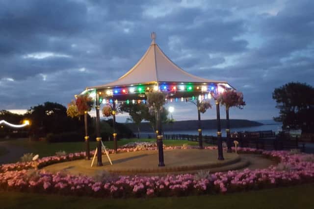 Regular contributor to the Filey and Hunmanby Mercury, Tracey Roberts, took this photograph of the bandstand at Filey.