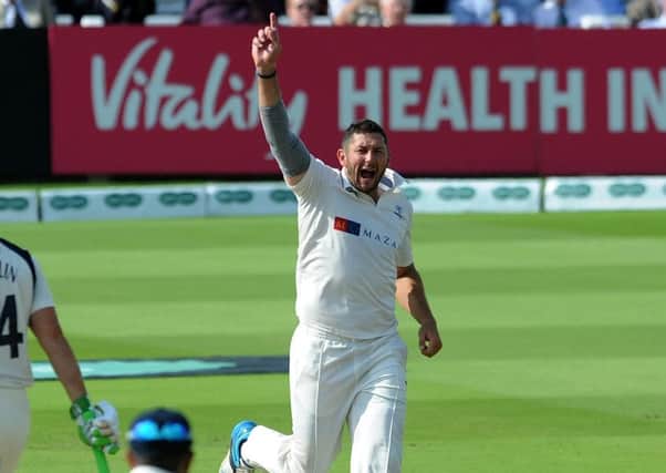 Yorkshire's Tim Bresnan.