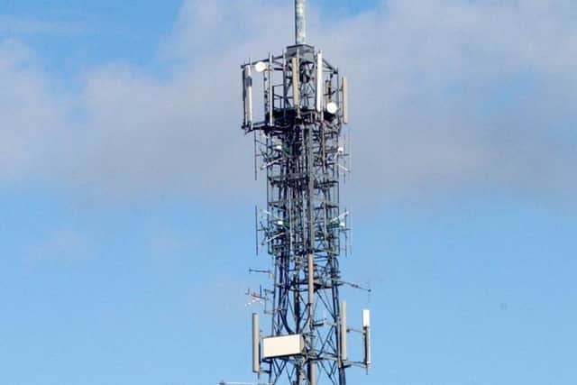 The mast at Oliver's Mount.