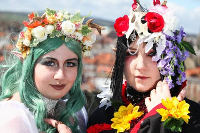 Faye Hilton from Middlesbrough and Catherine McMurray from Loftus. Picture by Ceri Oakes