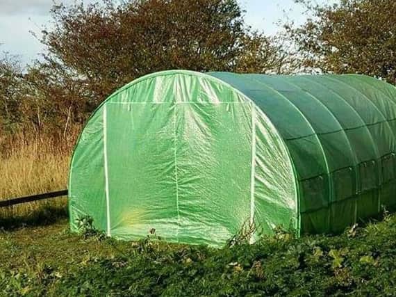 A member of the public contacted police about the polytunnel when they became suspicious.