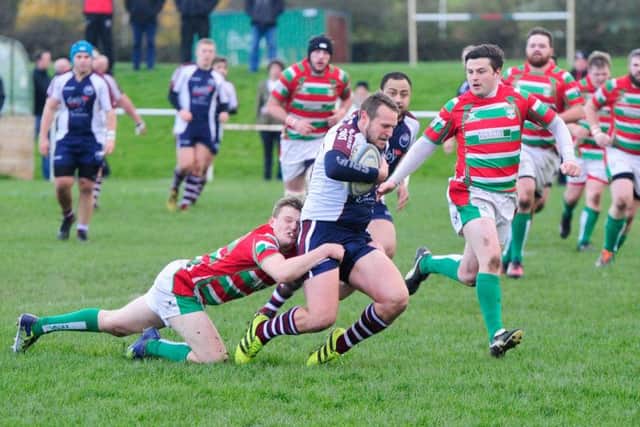 Action from Scarborough v Keighley