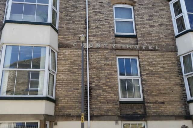 Apartments where the County Hotel used to be.