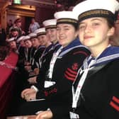 Scarborough Sea Cadets at the Royal British Legions Festival of Remembrance in the Royal Albert Hall.