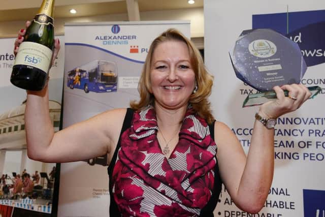 Business woman of the year Suzanne Burnett