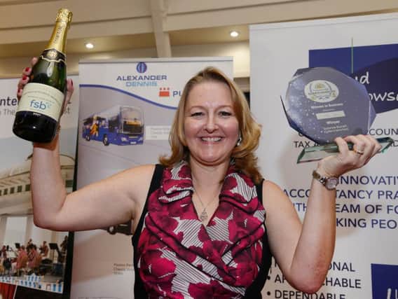 Business woman of the year Suzanne Burnett