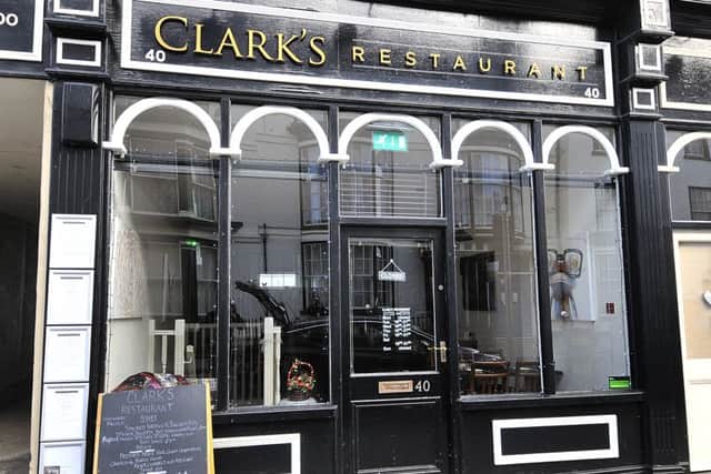 Clark's restaurant, Queen Street, Scarborough.