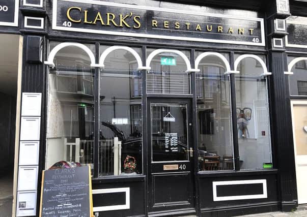 Clark's restaurant, Queen Street, Scarborough.