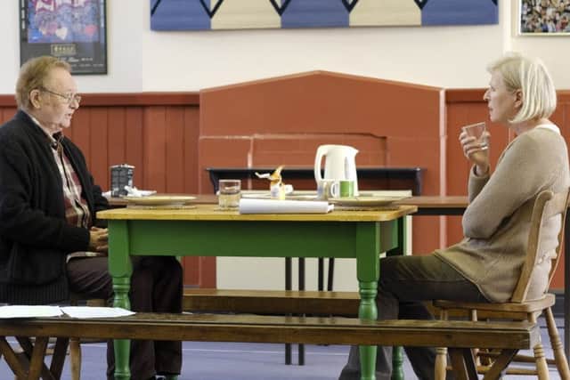 Russell Dixon as Arthur and Jacqueline King as Elspeth