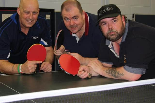 Nomads, who lost to James Builders are, from left, John Loftus, Dave Oxley, Gary Connolly