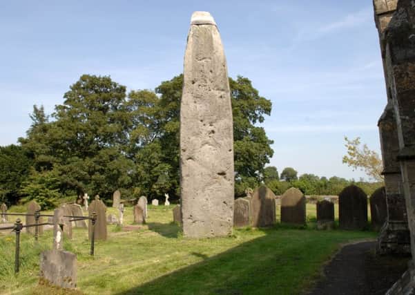 Rudston Monolith  said to be the tallest standing stone in Britain.