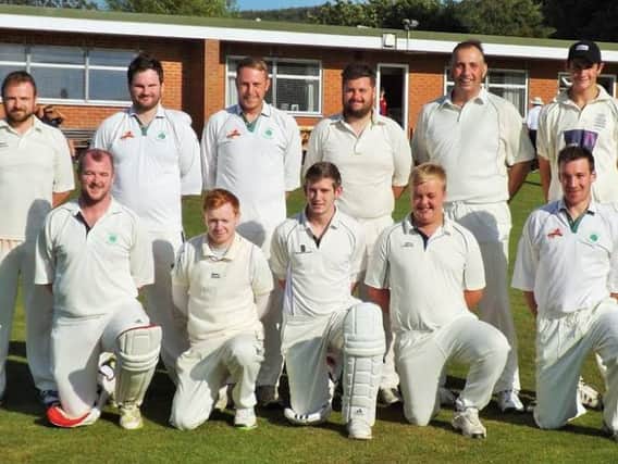 Lockton, pictured before last season's Severfield Cup final, which they lost to Cloughton 2nds