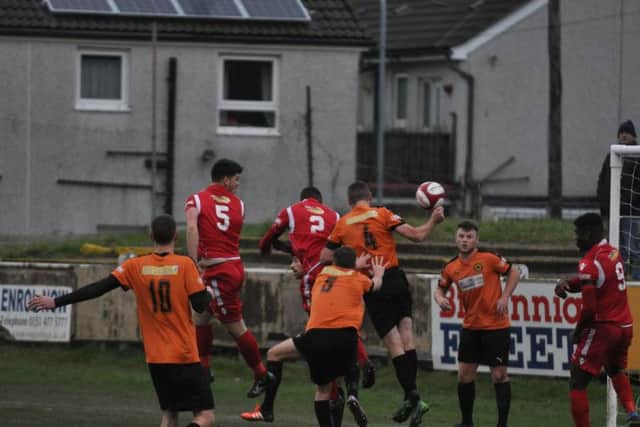 Jameel Ible heads Boro in front at Prescot