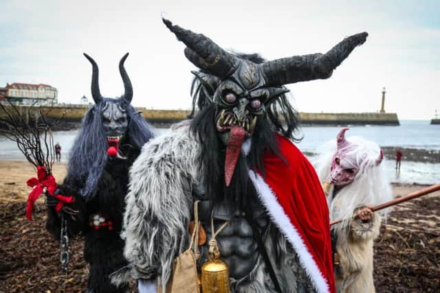 Whitby hosted its second Krampus run this weeekend. (w164802f)