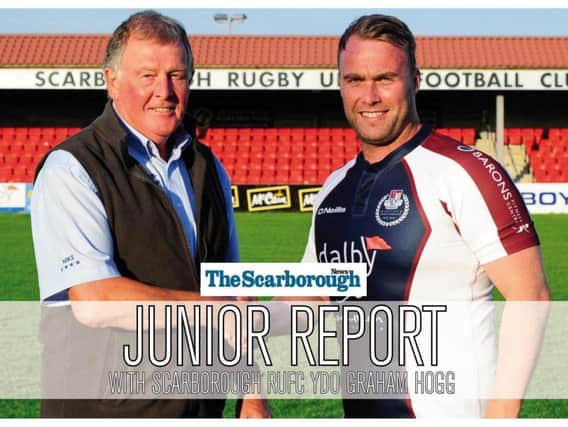 Junior Report with Scarborough RUFC YDO Graham Hogg