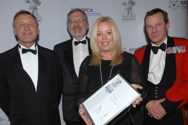 April Thirlaway from YH Training received the Silver Employer Recognition Scheme (ERS) award at a special ceremony at Ousefield House Officers Mess in York.