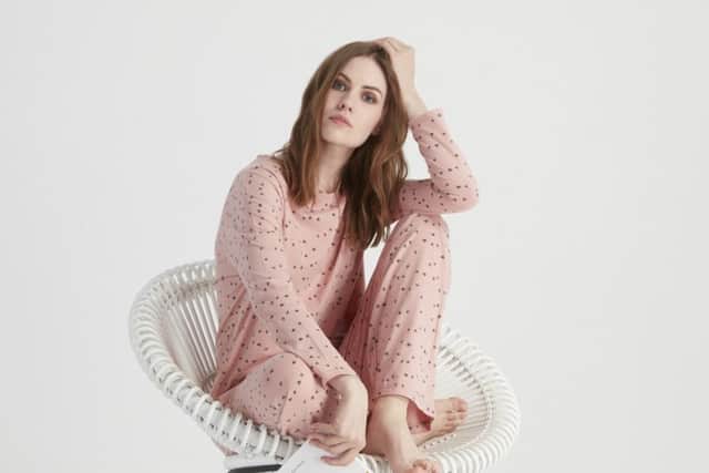 Organic cotton bird print PJs, £52, at People Tree.
