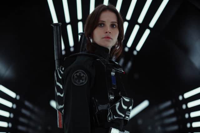 Felicity Jones stars in Rogue One: A Star Wars Story. Picture: Film Frame..© 2016 Lucasfilm Ltd. All Rights Reserved.