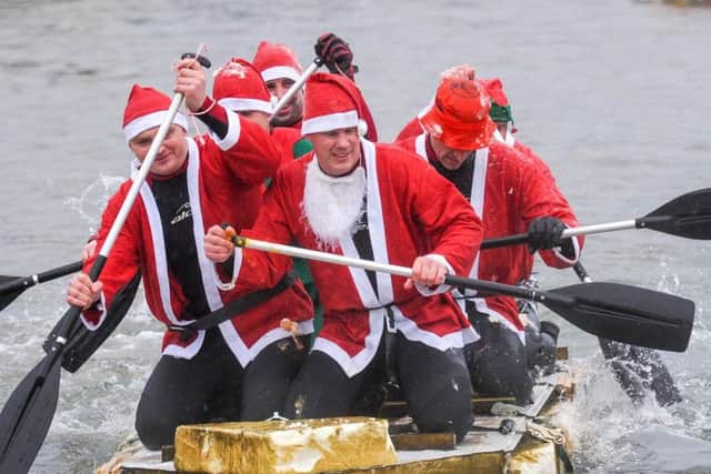 Boxing Day raft race