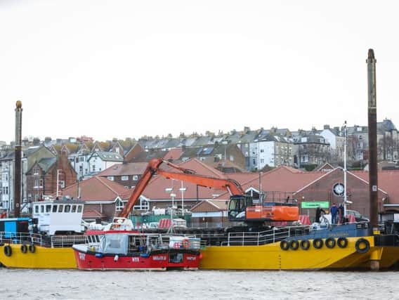 Whitby dredger. Picture: Ceri Oakes