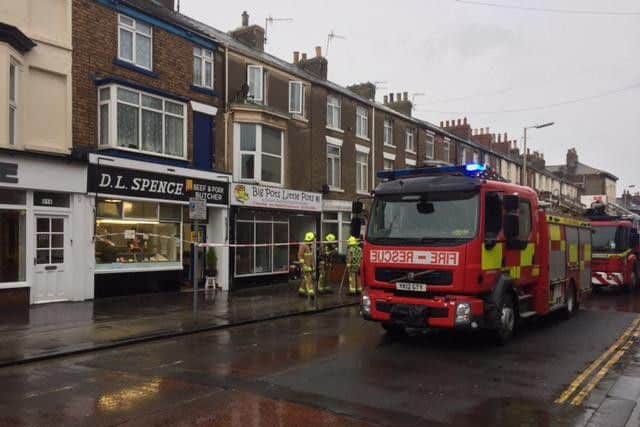Fire crews in Dean Road