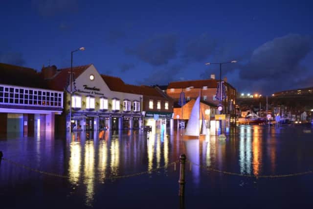 The 2013 tidal surge in Whitby