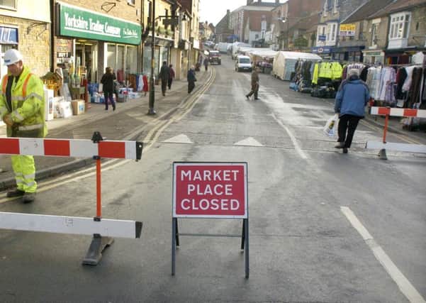 Ryedale District Council are considering a proposal to move Pickerings Monday market.