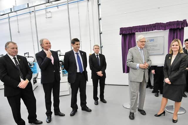 Education Secretary Justine Greening and Lord Kenneth Baker officially opened Scarborough UTC.