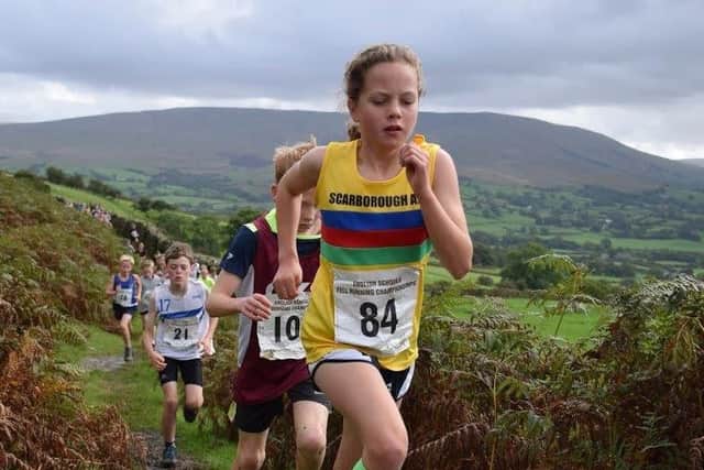 Issy Nicholls in action