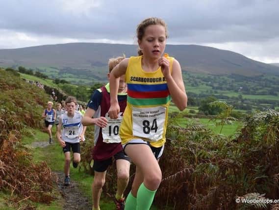 Issy Nicholls in action