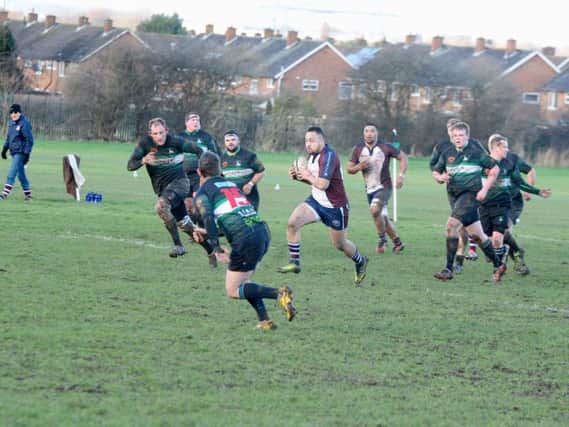 Scarborough RUFC on their way to victory at Acklam
