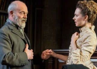 Kara Tointon and Keith Allen in Gaslight