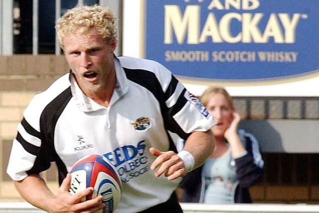 Dan Scarbrough in Leeds Tykes colours.