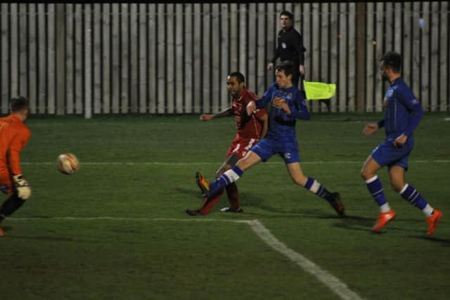 Jacob Hazel goes close for Boro