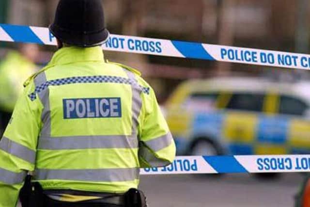 Police said they were using specially trained dogs to search the centre.