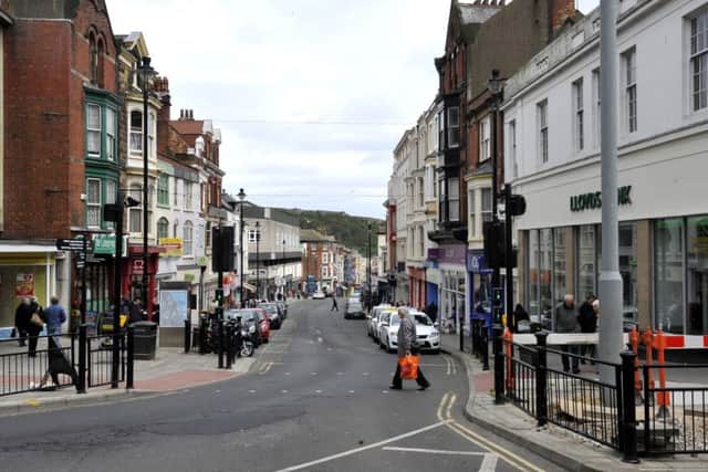 A retail premises had its window smashed.