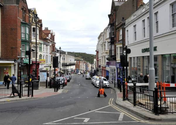 A retail premises had its window smashed.