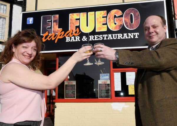El Fuegos new restaurant in Bridlington. El Fuegos, Prince Street, Bridlington. Owners Jason Lewis and Joanne Clarke.
