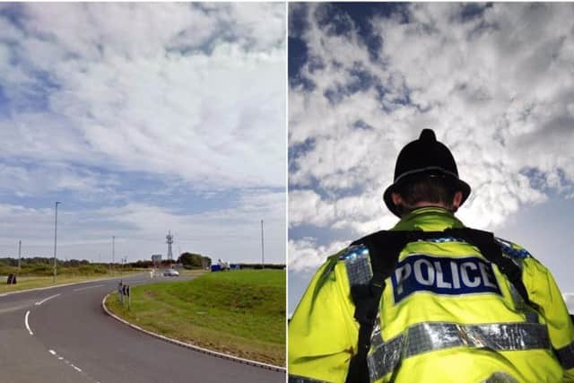 Emergency services were called to the A165 near Dotteral Roundabout yesterday between Filey and Bridlington.