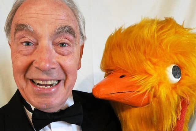 Bernie Clifton and Oswald the Ostrich