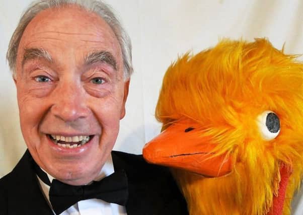 Bernie Clifton and Oswald the Ostrich