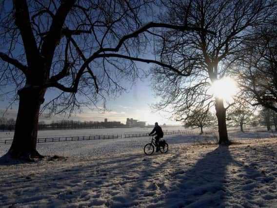 Yorkshire enjoyed some mild weather at the weekend, but things will turn colder as this week progresses... with the chance of some snow on Thursday.