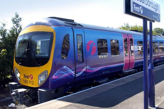 Trains imposed with speed restriction