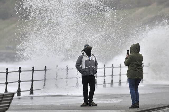 Storm Doris hits Scarborough