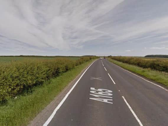 The crash took place on the A165 in Speeton, near Filey.