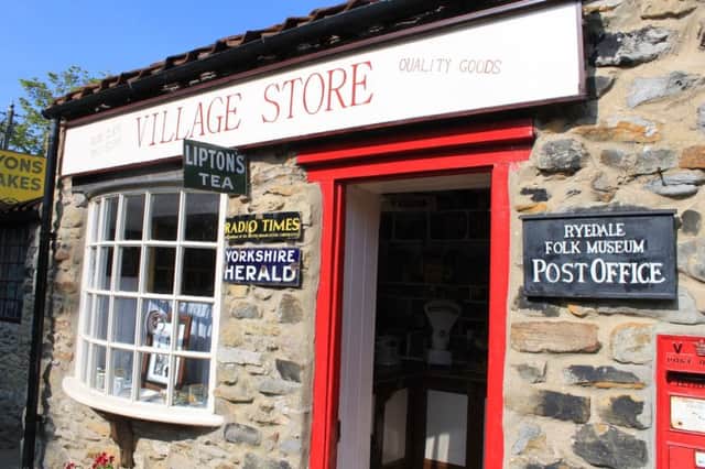 The Village Shop at Ryedale Folk Museum.