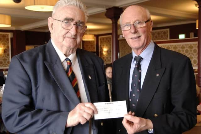 The Shoreline Club recently raised Â£1,000 for Scarborough RNLI. Eric Preston, chairman at the Shoreline Club, is pictured presenting a cheque to Colin Woodhead, chairman of Scarborough RNLI.