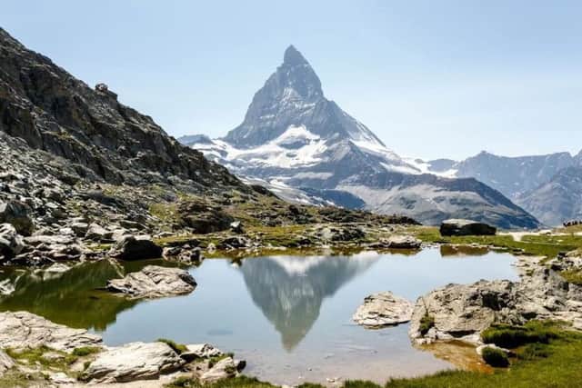 Swiss mountain air pictured near The Matterhorn