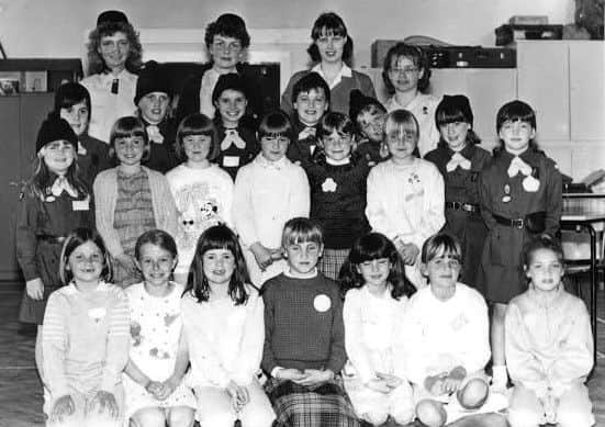The First Scarborough Brownies in 1987