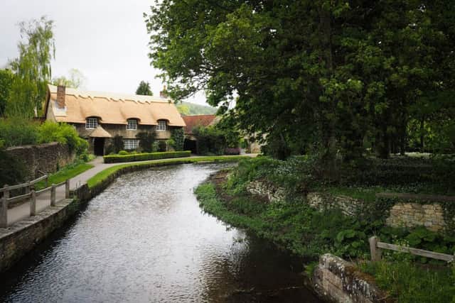 Possibly Thornton-le-Dales most photographed thatched cottage at Beckside.